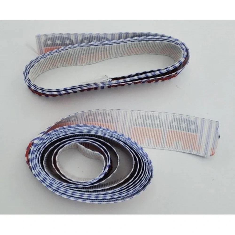 Republican GOP Elephant Ribbon Red White Blue Grosgrain Craft‎ 2 Pcs 36in & 68in